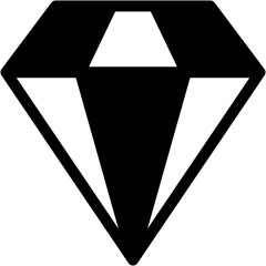 Vector Icon Diamond, gift, present, premium, high quality