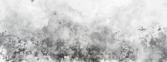 White marble background with watercolor textures. Paint leaks and ombre effects. Modern cement wall background.