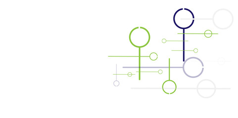 Vector Modern science and technology background, Abstract connecting dots and lines.