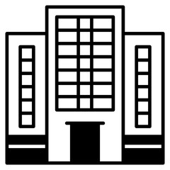 Vector Icon building, construction, urban, city, office
