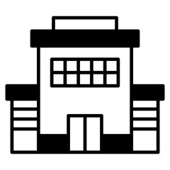 Vector Icon Building, business, city, commercial, office