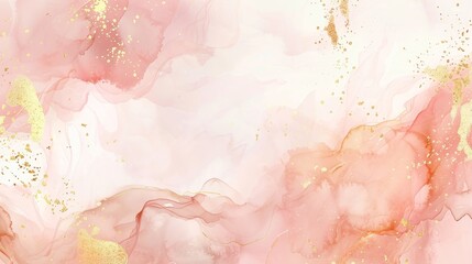 Fototapeta premium Light pink watercolor background Light pink watercolor background with natural abstract gray marble texture. Pink marble texture background.