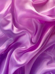 Obraz premium Abstract luxury silk fabric background. Beautiful background luxury cloth with drapery and wavy folds of pastel pink purple color creased smooth silk satin material texture