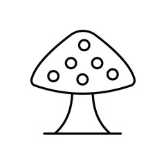 Mushroom vector icon