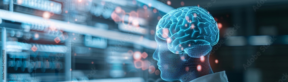 Poster the fusion of generative ai with ai intelligence captured in a documentary photography style, showca