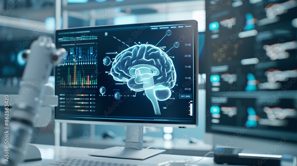 Poster the fusion of generative ai with ai intelligence captured in a documentary photography style, showca