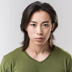 Fototapeta premium Studio Portrait of Young Handsome Man