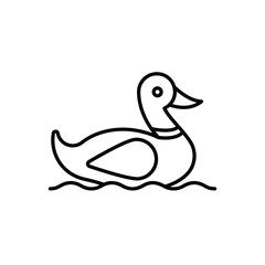 Duck vector icon