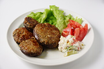 椎茸の肉詰め