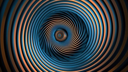 Obraz premium Swirling vortex and line motifs create a unique abstract background.