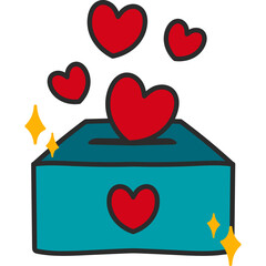Hand Drawn Charity Icon