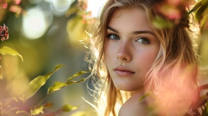 Fototapeta premium Portrait of a Young Woman