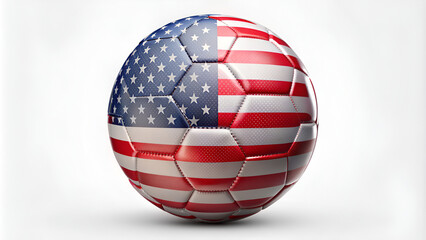 Copa America 2024 USA. GROUP B teams ball flags. Transparent background. 3d illustration .	