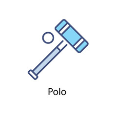 Polo vector icon 