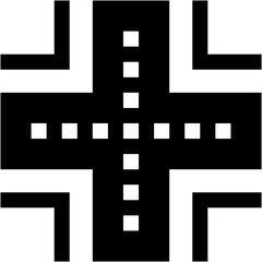 Vector Icon road, sign, unsealed, Navigation