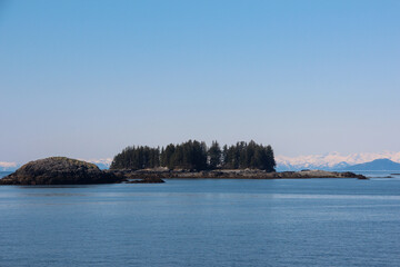 view of the sea and mountains