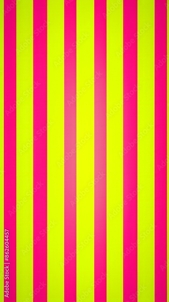 Wall mural Vibrant wallpaper with neon yellow and pink stripes, creating a dynamic design perfect for adding color to any space, background - Wall murals