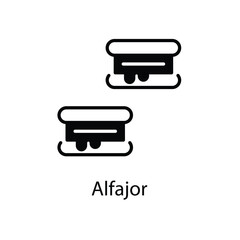 Alfajor vector icon