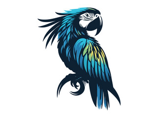 Black tier bird silhouettes Vector elements for design