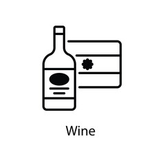 Wine vector icon