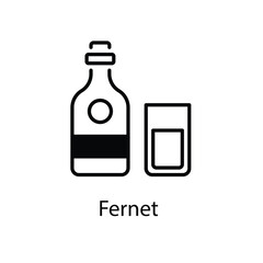 Fernet vector icon