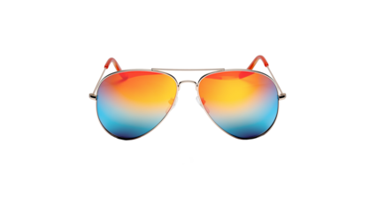 Summer sunglasses cutout. Isolated beach sunglasses