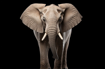 isolated elephant animal concept