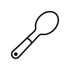 spoon icon vector design template simple and clean