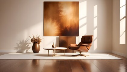 Photo interior modern design room 3d illustration