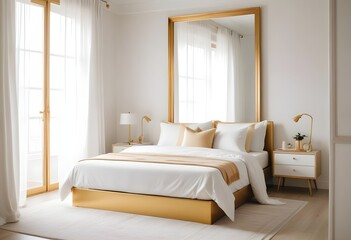 Photo interior modern design room 3d illustration