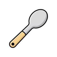spoon icon vector design template simple and clean