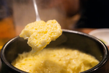 Korean steamed eggs