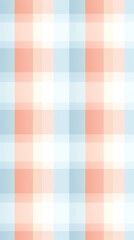 pattern of soft peach and sky blue plaid squares in a light, airy background