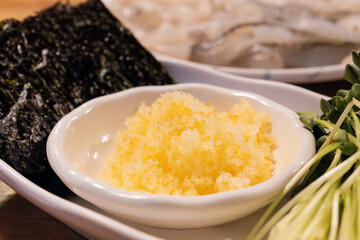 capelin roe and laver