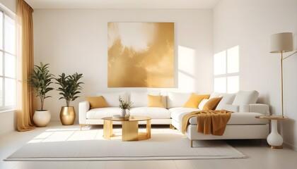 Photo interior modern design room 3d illustration