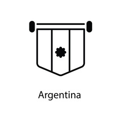 Argentina vector icon