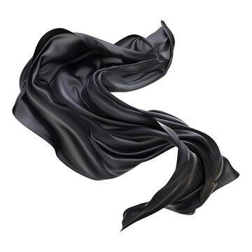 recommend clip art: Black silk cloth flying clip art