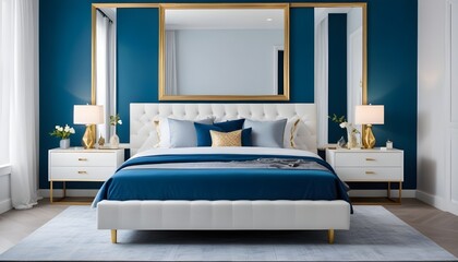 Photo interior modern design room 3d illustration