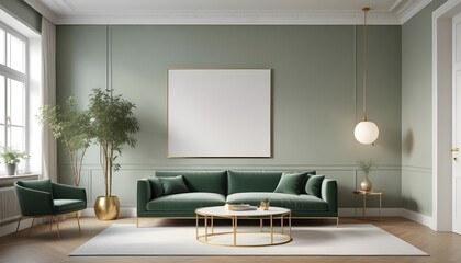 Photo interior modern design room 3d illustration