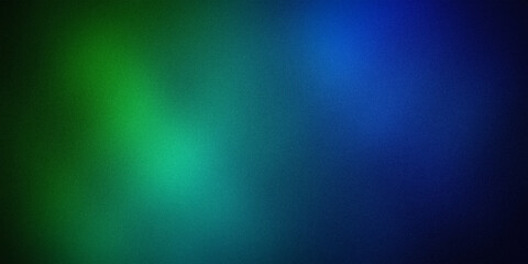 Fototapeta premium A smooth gradient background with deep green transitioning to vibrant blue shades. Ideal for modern designs, presentations, and digital artworks, this gradient adds a fresh and dynamic touch
