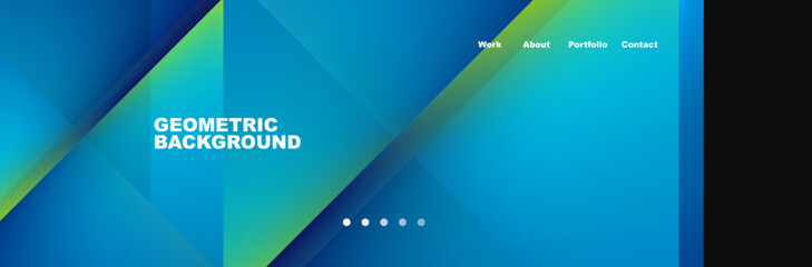 Gradient triangles composition with bright fluid colors. Vector Illustration For Wallpaper, Banner, Background, Card, Book Illustration, landing page