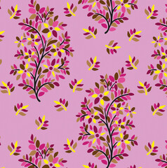 seamless pattern with flowers
