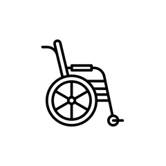 Wheelchair Icon for Accessibility and Mobility Services