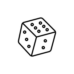 Dice Icon for Board Games and Random Generators