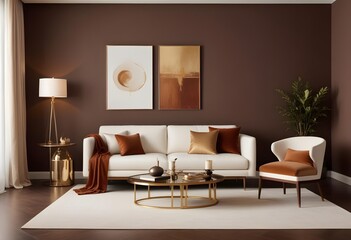 Photo interior modern design room 3d illustration