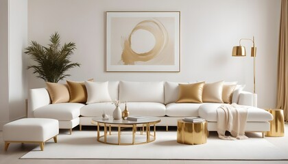 Photo interior modern design room 3d illustration