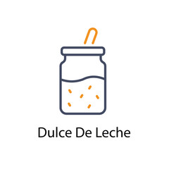 Dulce De Leche vector icon