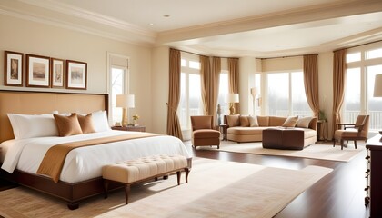 Photo interior modern design room 3d illustration