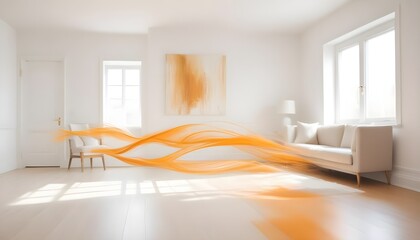 Photo interior modern design room 3d illustration