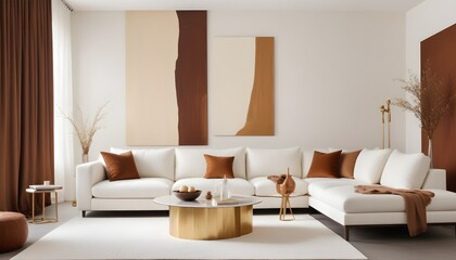 Photo interior modern design room 3d illustration